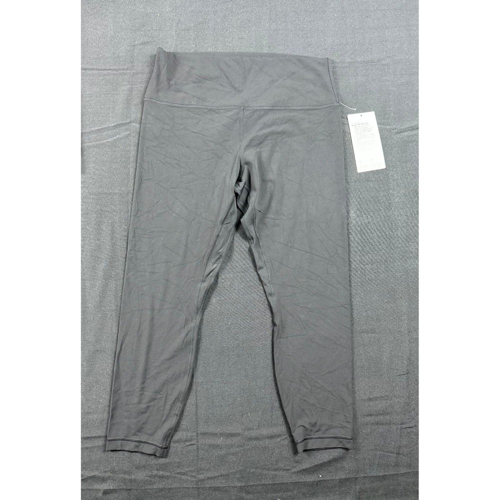 Lululemon Align HR Pant 25 Black Nulu High Rise Leggings LW5CT3S Size 14 NEW